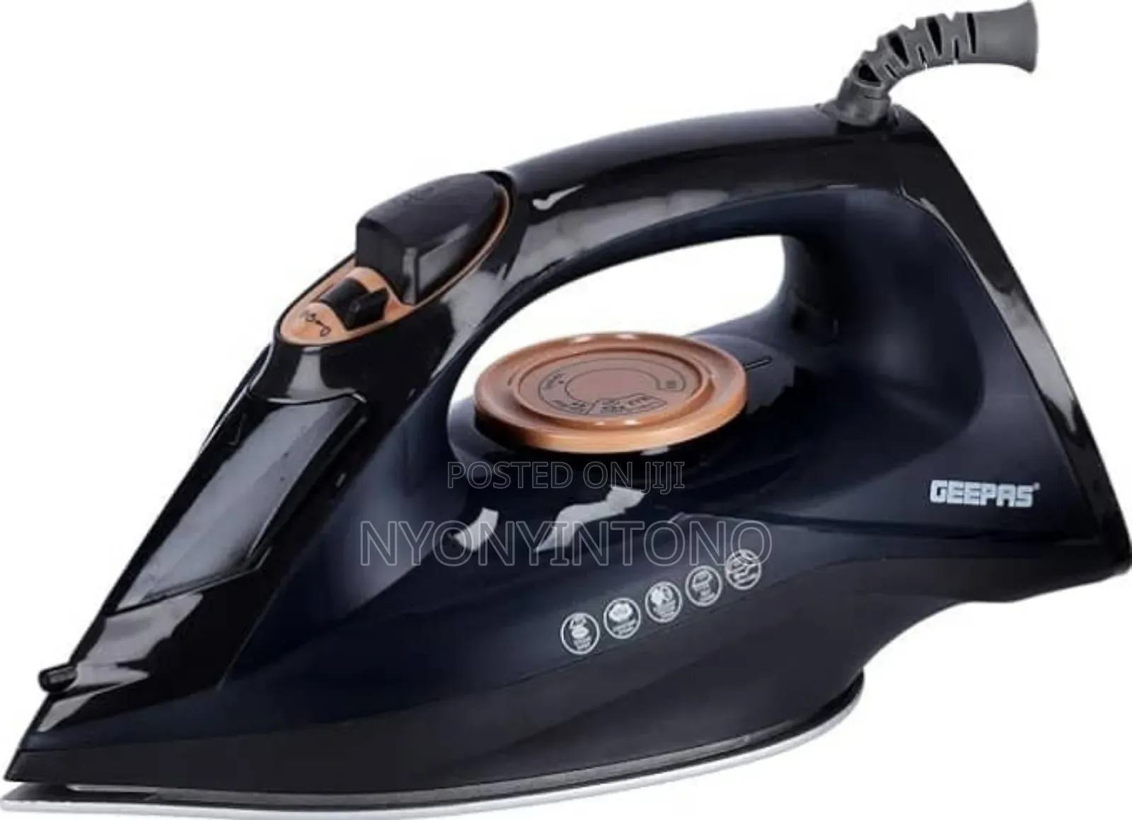 Geepas Steam Iron With 2 Years Warranty.