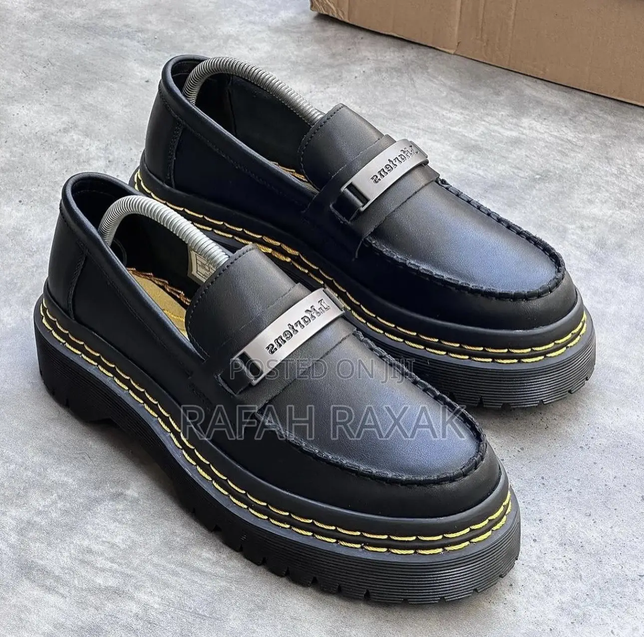 Original Big Sole Dr Martens Loafers Platform Low Top Shoes