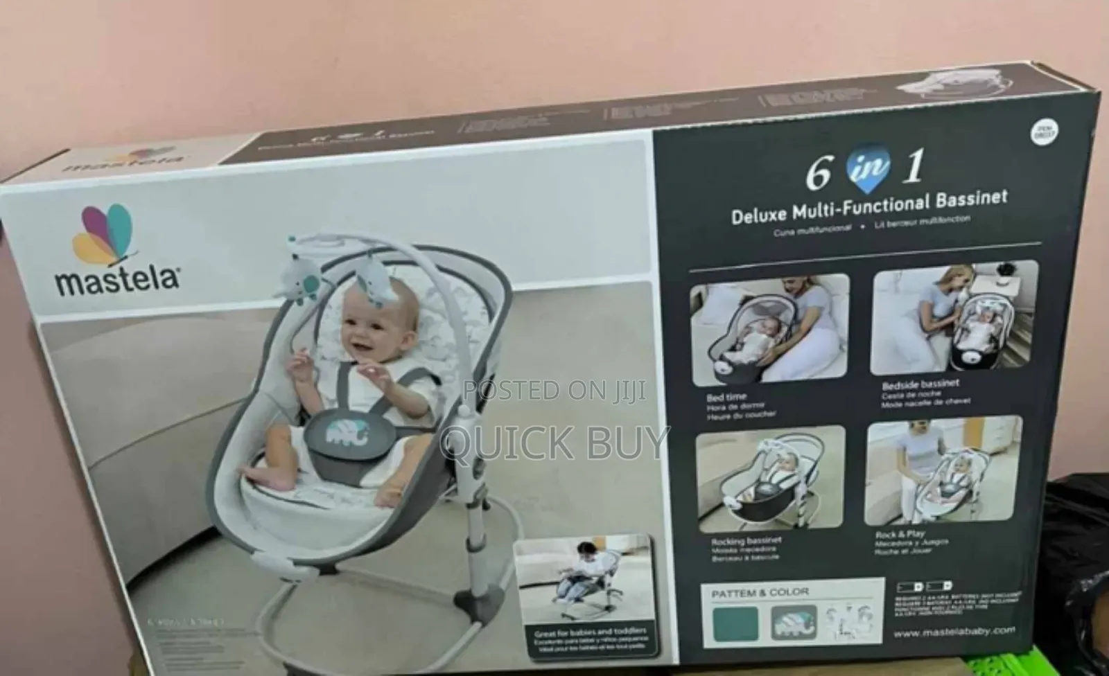 Select Elegant Mastela 3in1 Deluxe Multi-Functional Bassinet