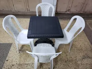 Bar/Restaurant Plastic Table and Chairs Set