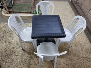 Bar/Restaurant Plastic Table and Chairs Set