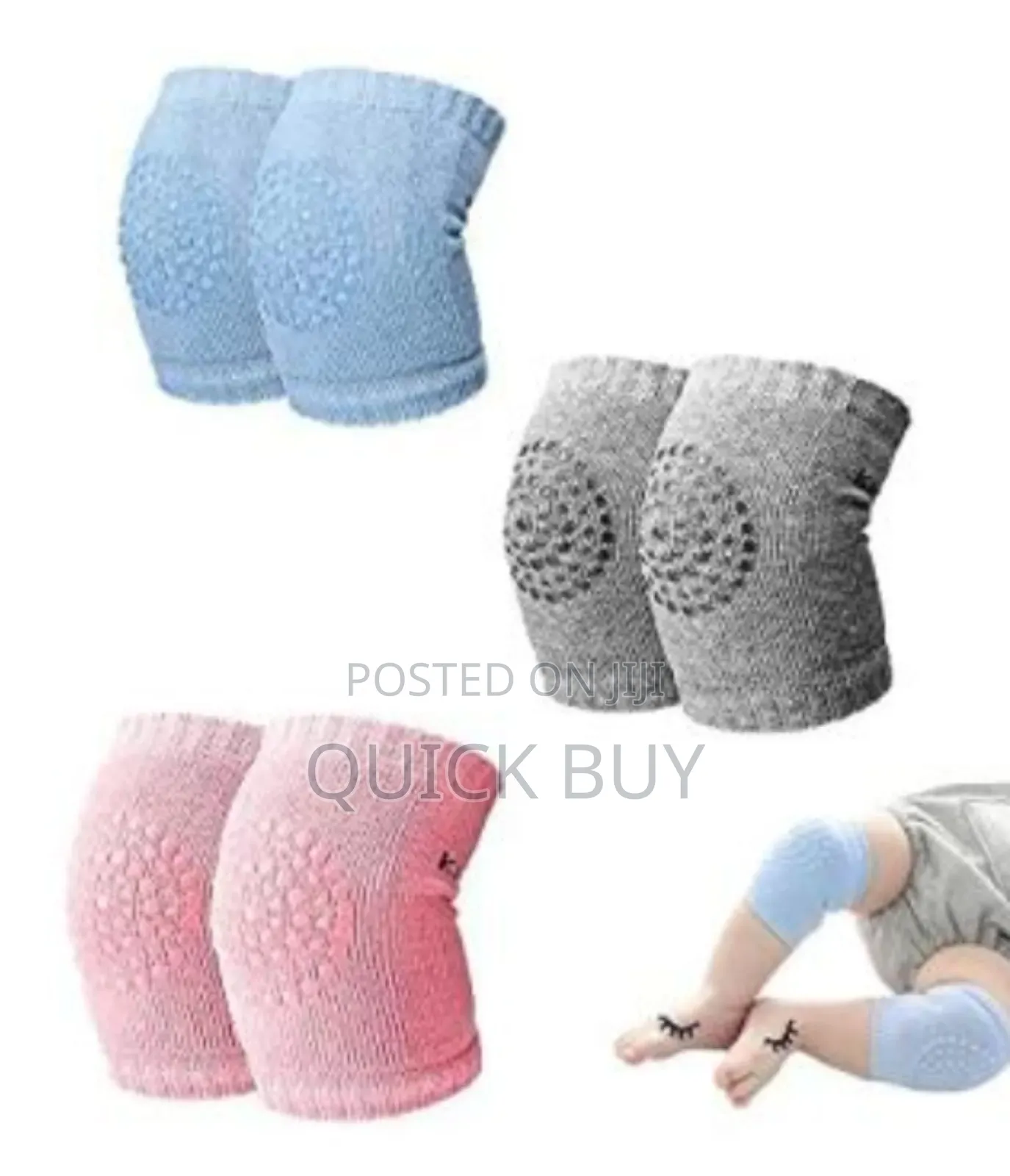 Unisex Baby Crawling Anti-Slip Kneepads/Elbow Pads(2 PCS