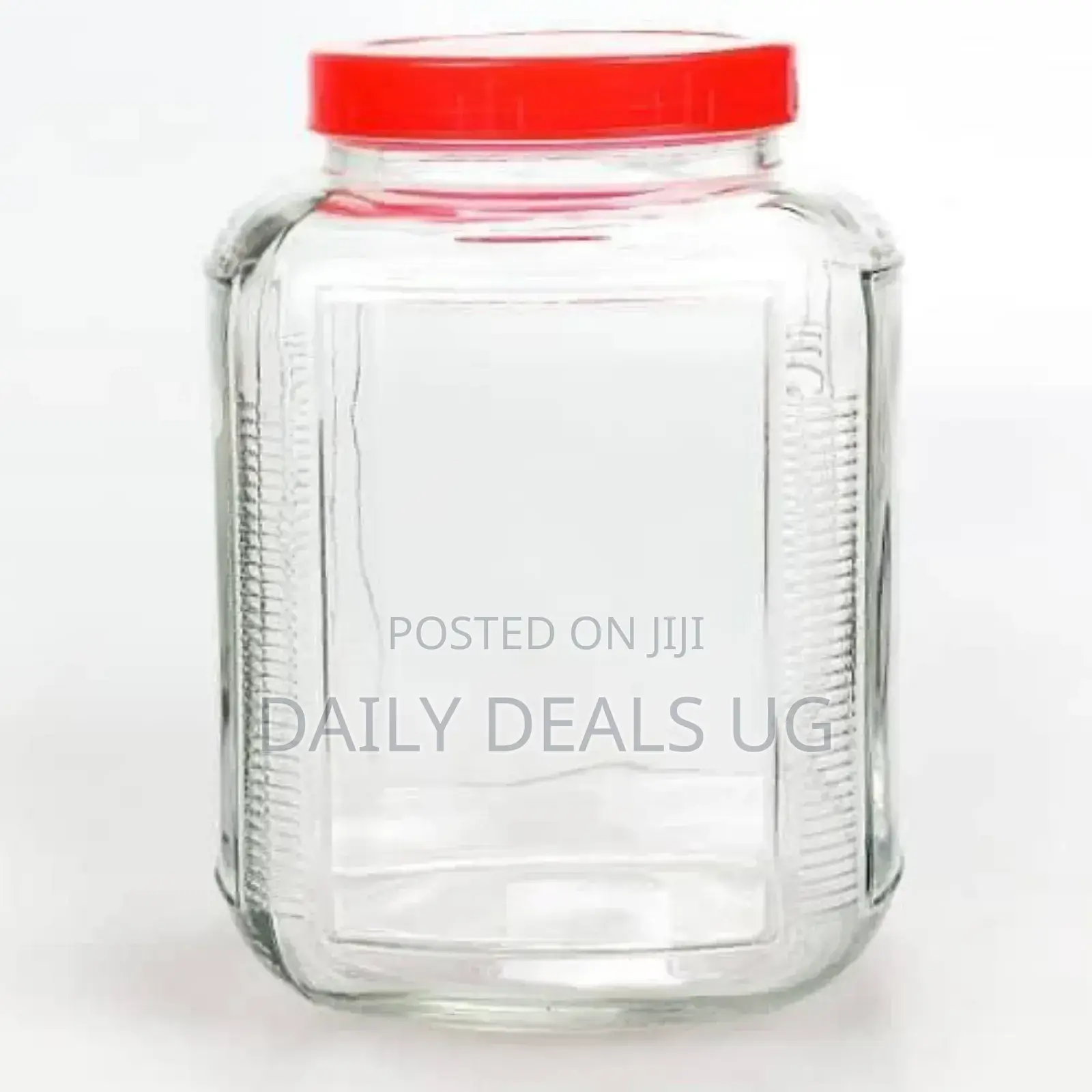 Bon Appetit 4.5L Square Glass Storage Container Bottle Tin-