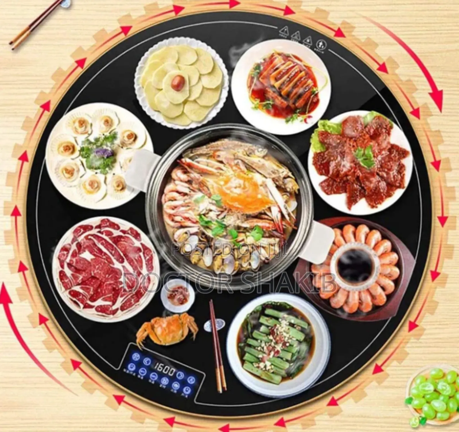 Multifunctional Rotating Food Insulation Warming Board