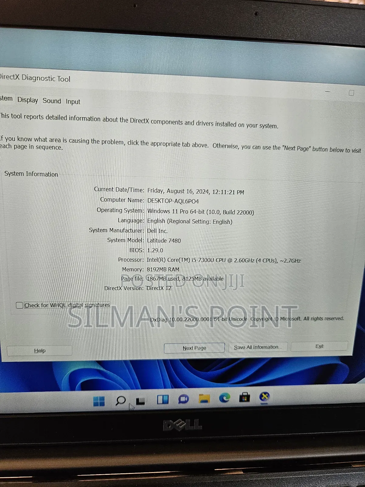 Laptop Dell Latitude 7480 8GB Intel Core I5 SSD 256GB