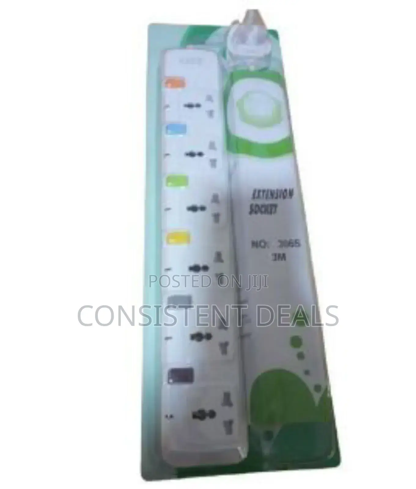 G T UK 6 Way Power Extension Socket