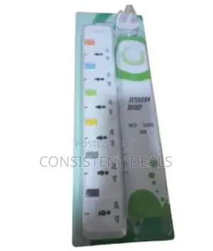 G T UK 6 Way Power Extension Socket