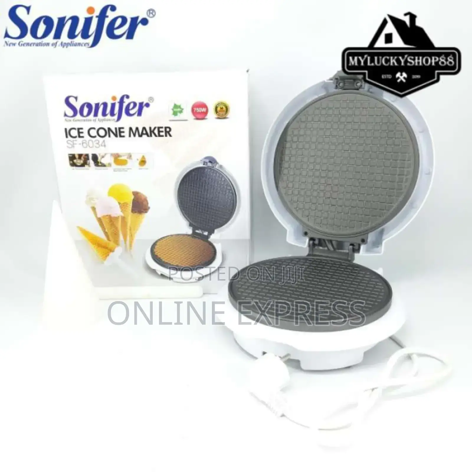 Sonifer Ice Cream Cone Maker Waffle Maker