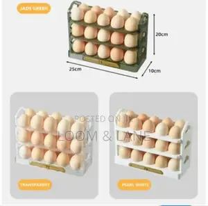 Three Layer Fridge Egg Rack/Container