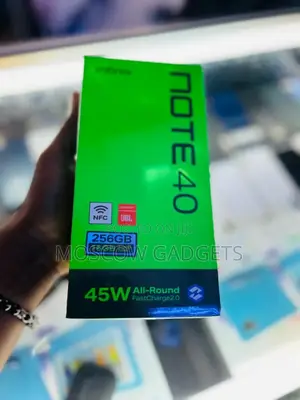 New Infinix Note 40 256 GB Black