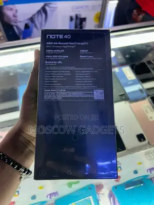 New Infinix Note 40 256 GB Black