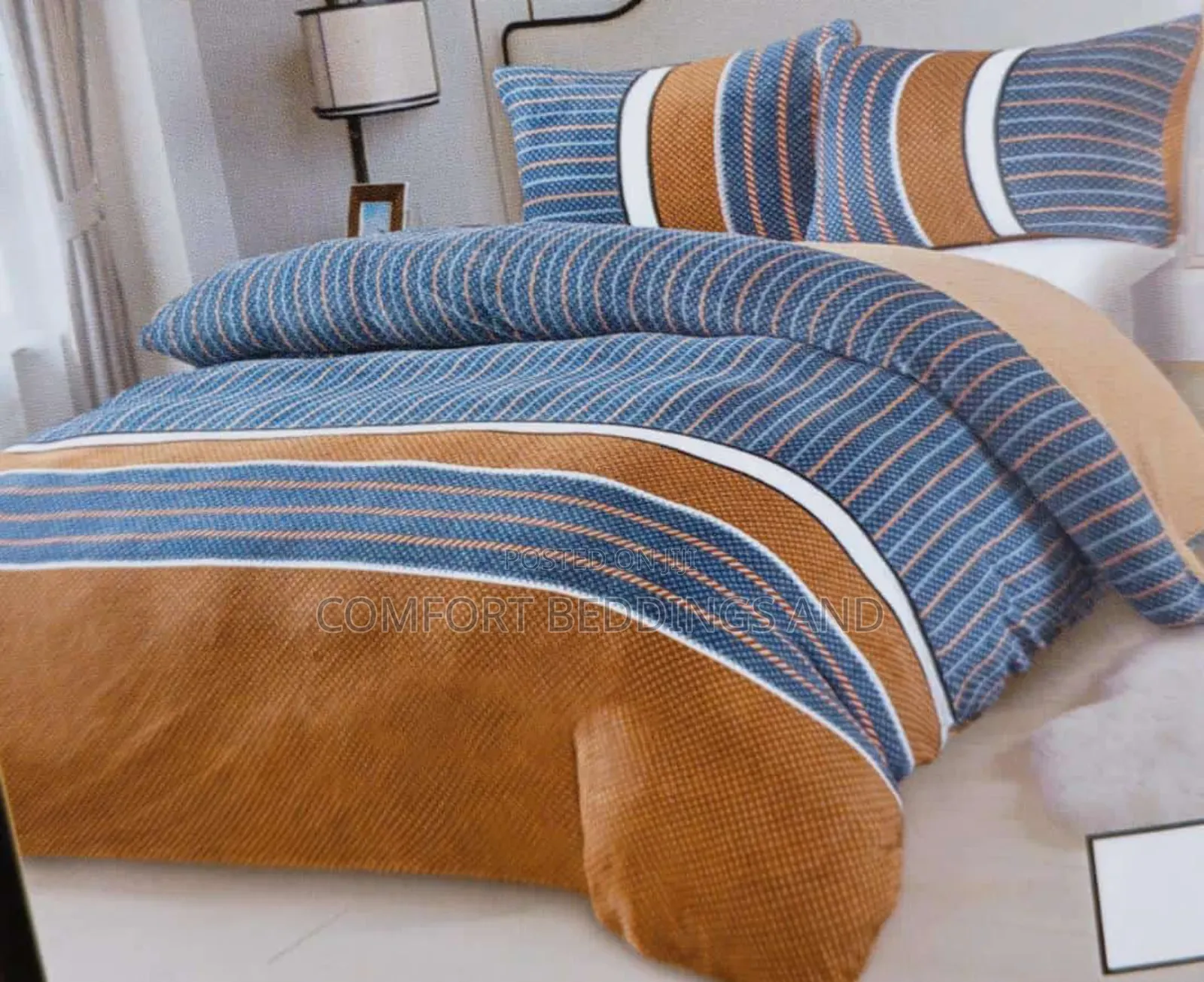 Smooth Cotton Bedcover With Two Pillowcases