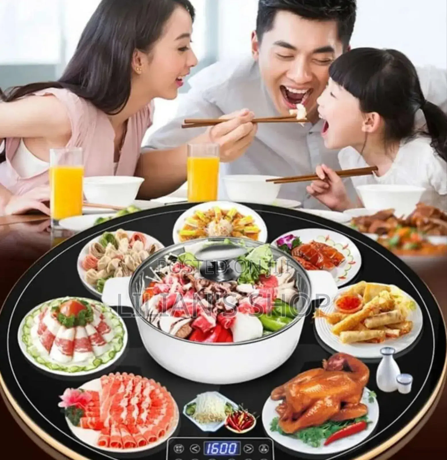 Digital Electric Warming Food Tray -Round