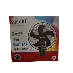 Saachi 16 Inch Wall Fan With 3 Speeds With a Powerful Motor