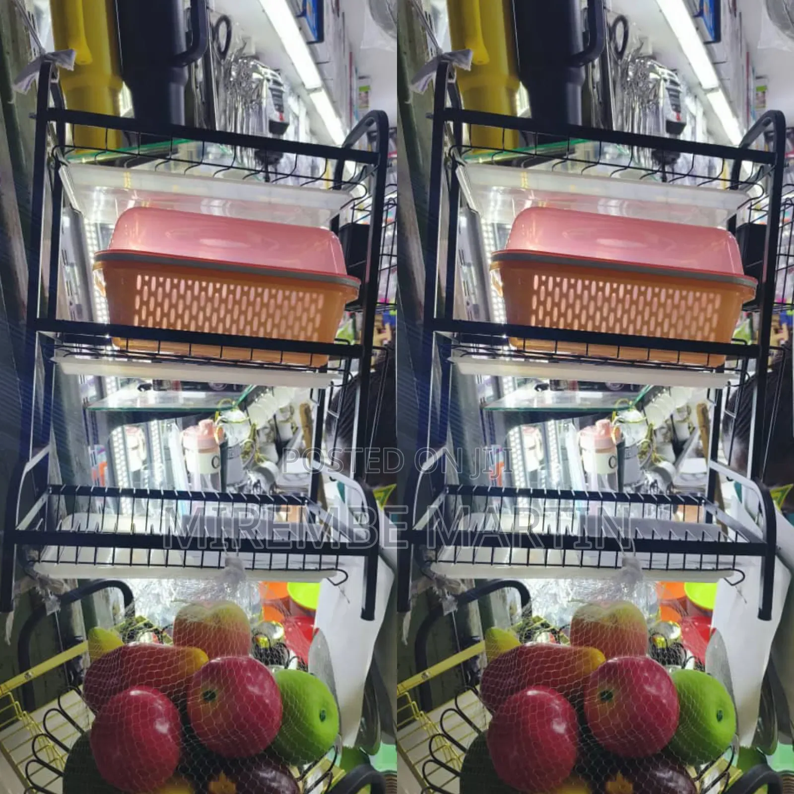 Brand Metallic Fruit Rack