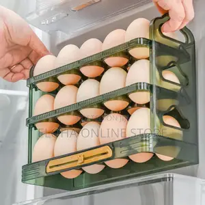 3 Levels Egg Storage Organizer for Fridge