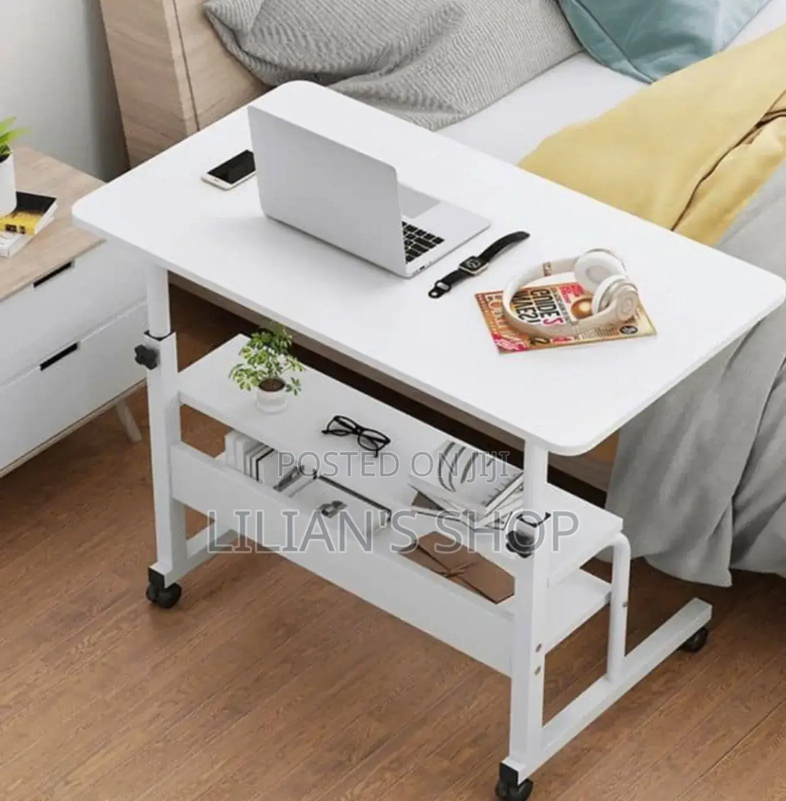 Mobile Adjustable Laptop Computer Table