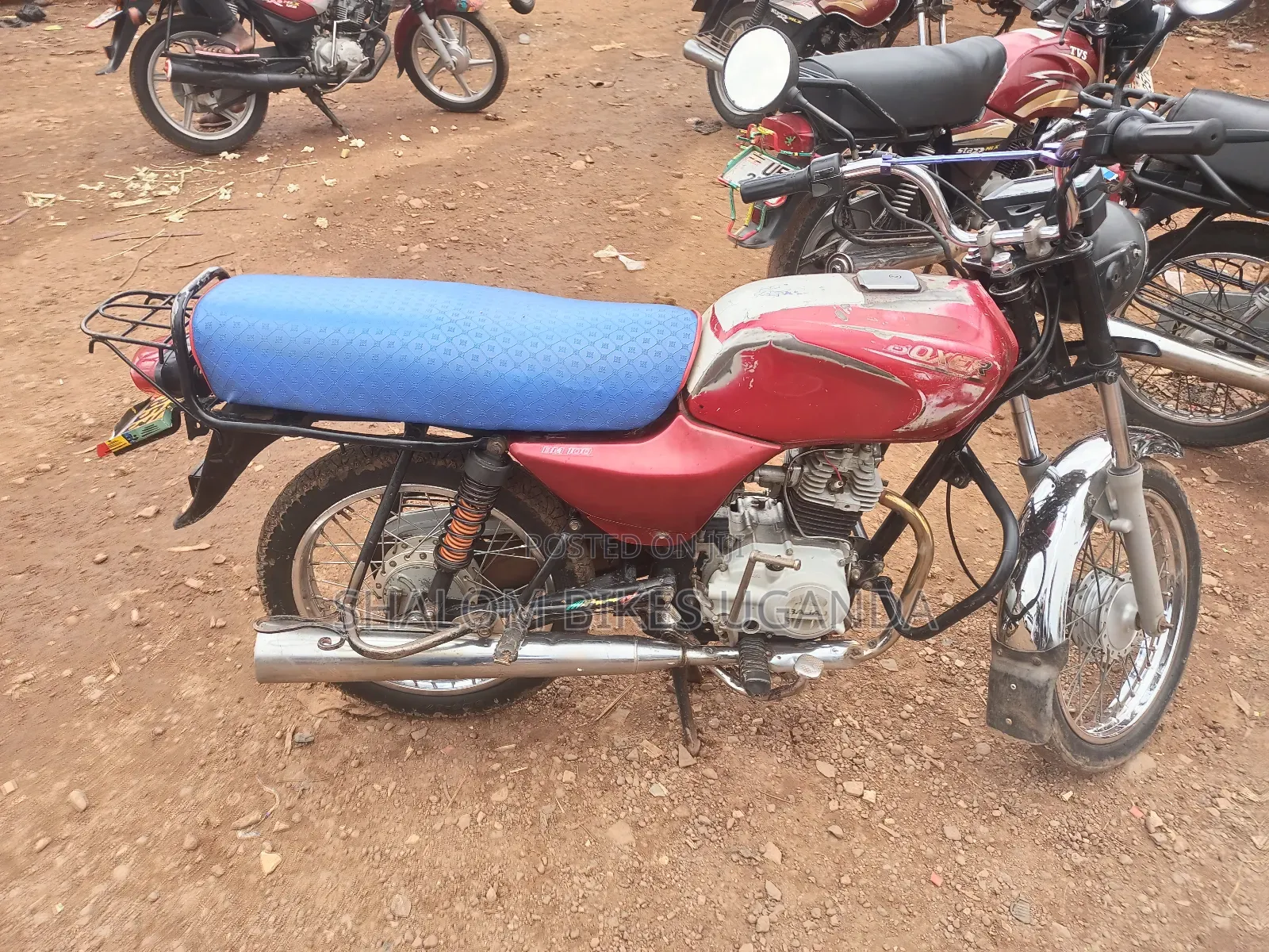 Bajaj Boxer 100 2016 Red