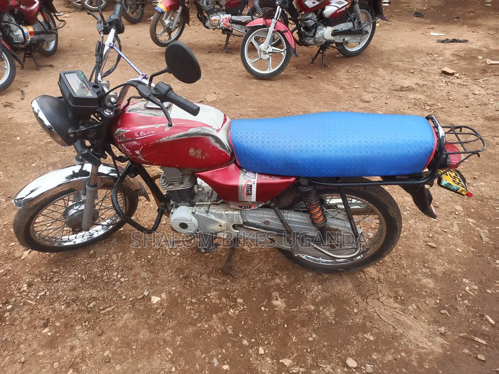 Bajaj Boxer 100 2016 Red