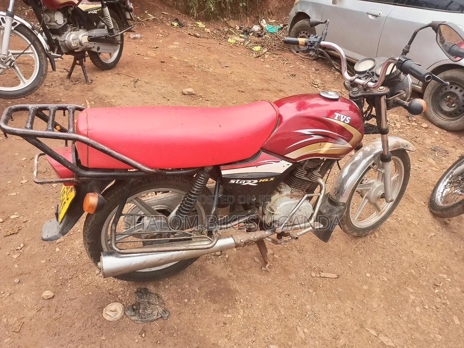 TVS XL 100 2017 Red