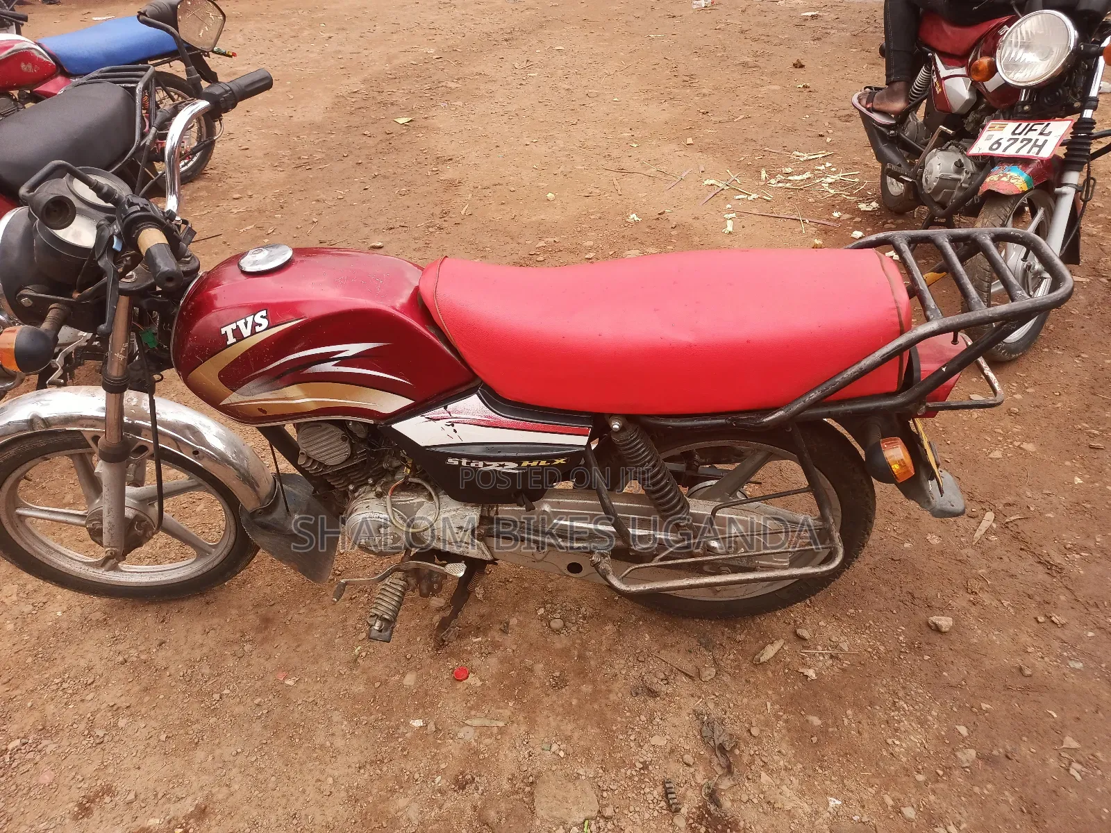TVS XL 100 2017 Red