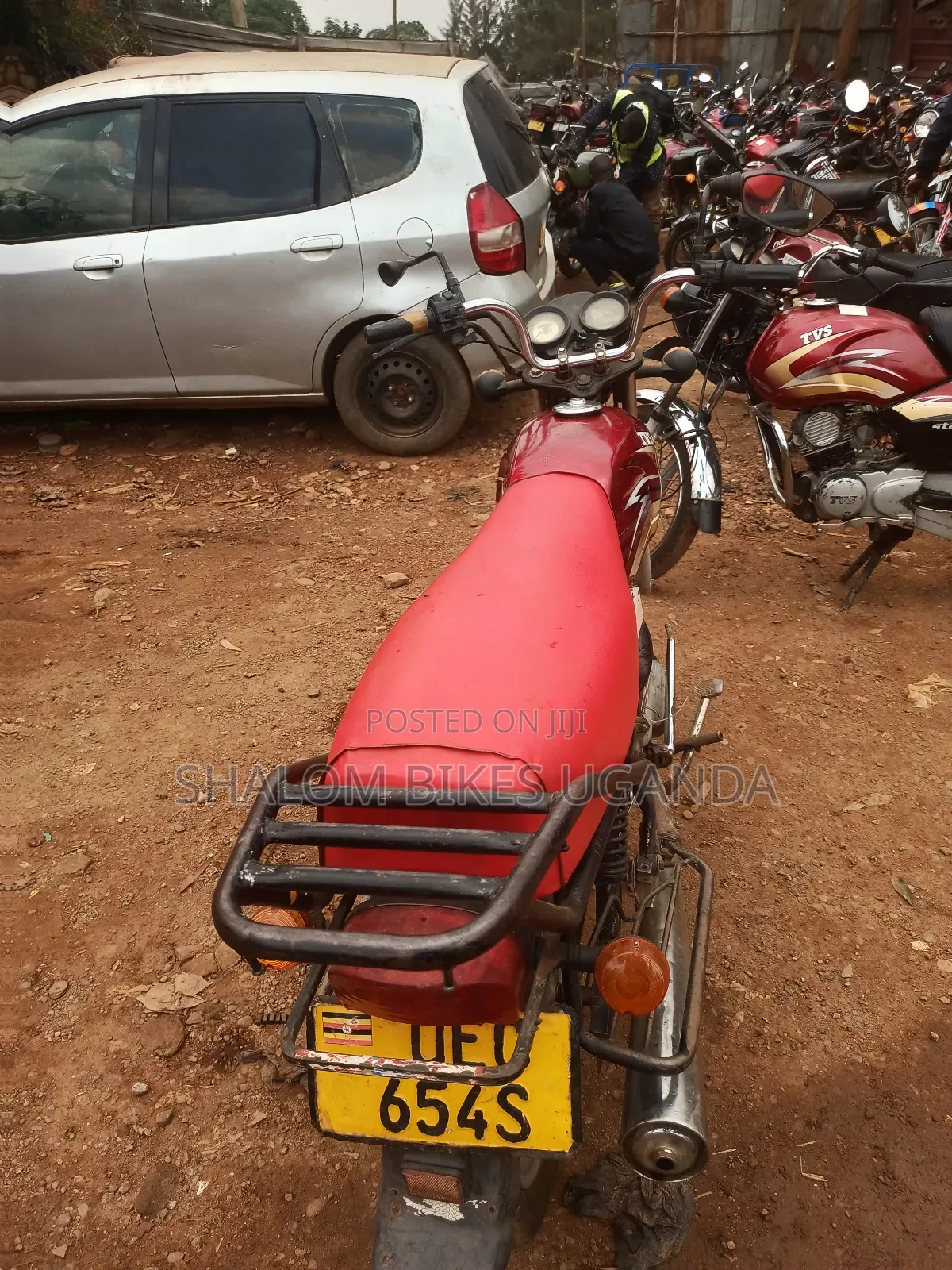 TVS XL 100 2017 Red