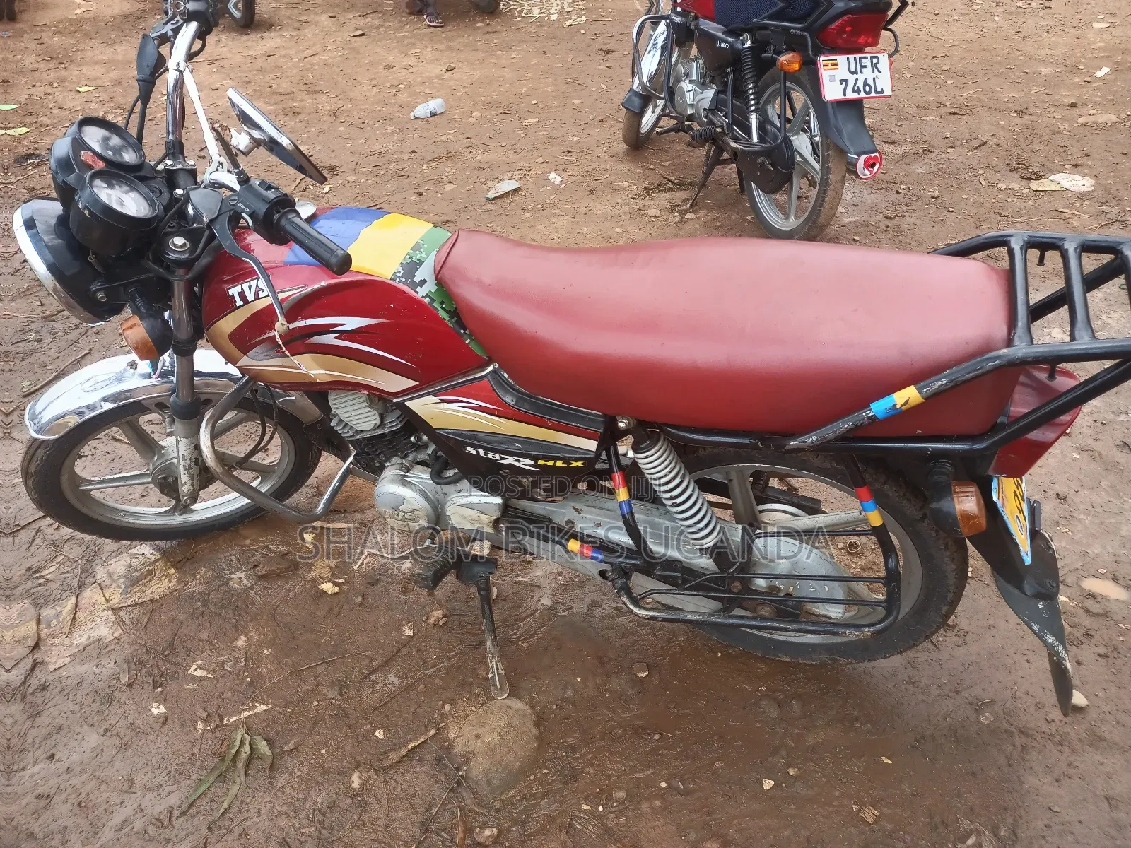 TVS XL 100 2016 Red