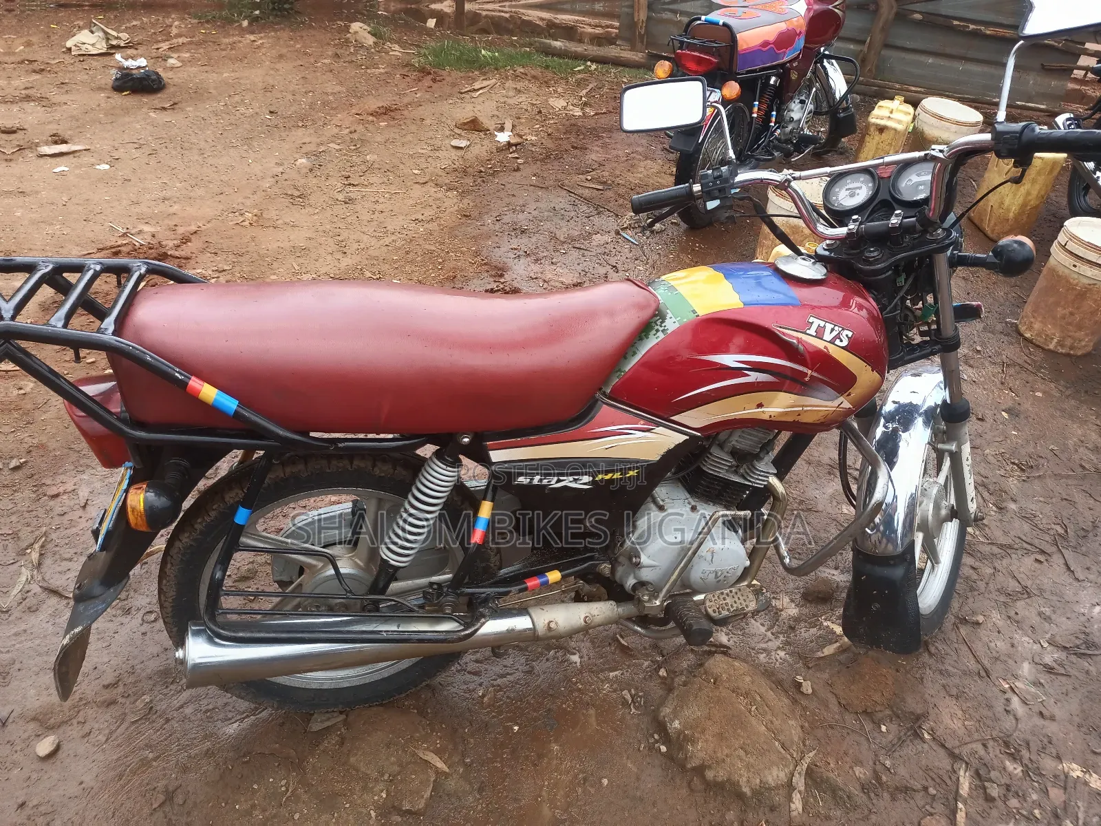 TVS XL 100 2016 Red