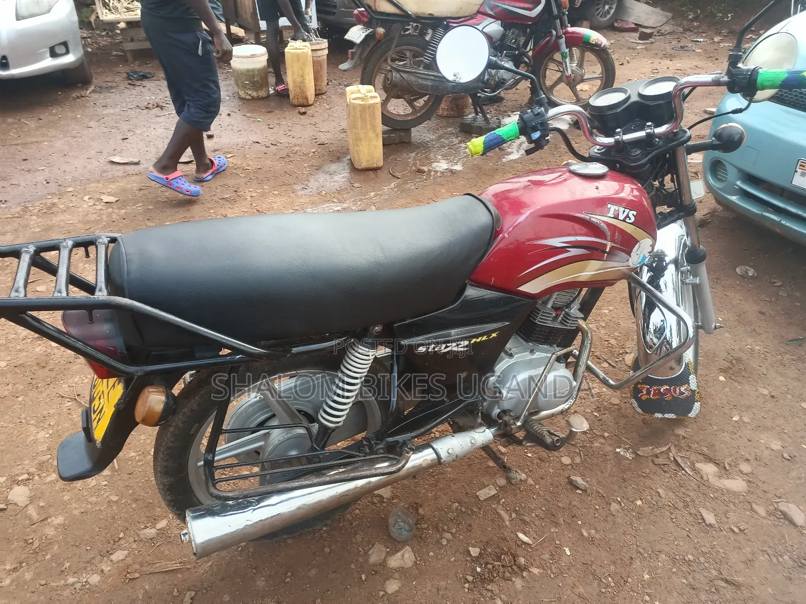TVS XL 100 2016 Red