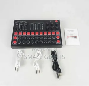 USB Sound Card Live Broadcast Special Effect Audio Mixer