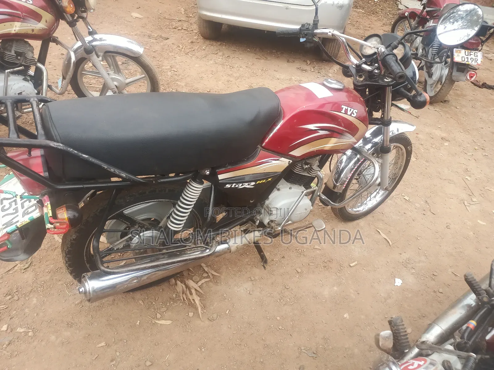 TVS XL 100 2017 Red