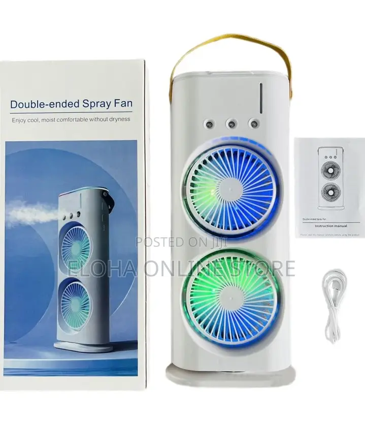 Double-Ended USB Rechargeable Portable Air Conditioner