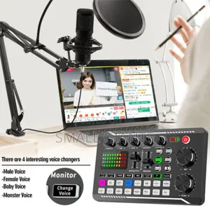 Voice Changer Soundcard With Sound Effect for Live Streaming