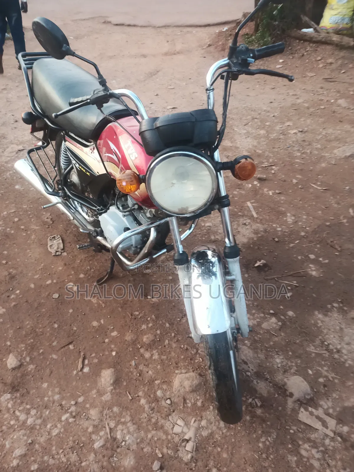 TVS XL 100 2017 Red
