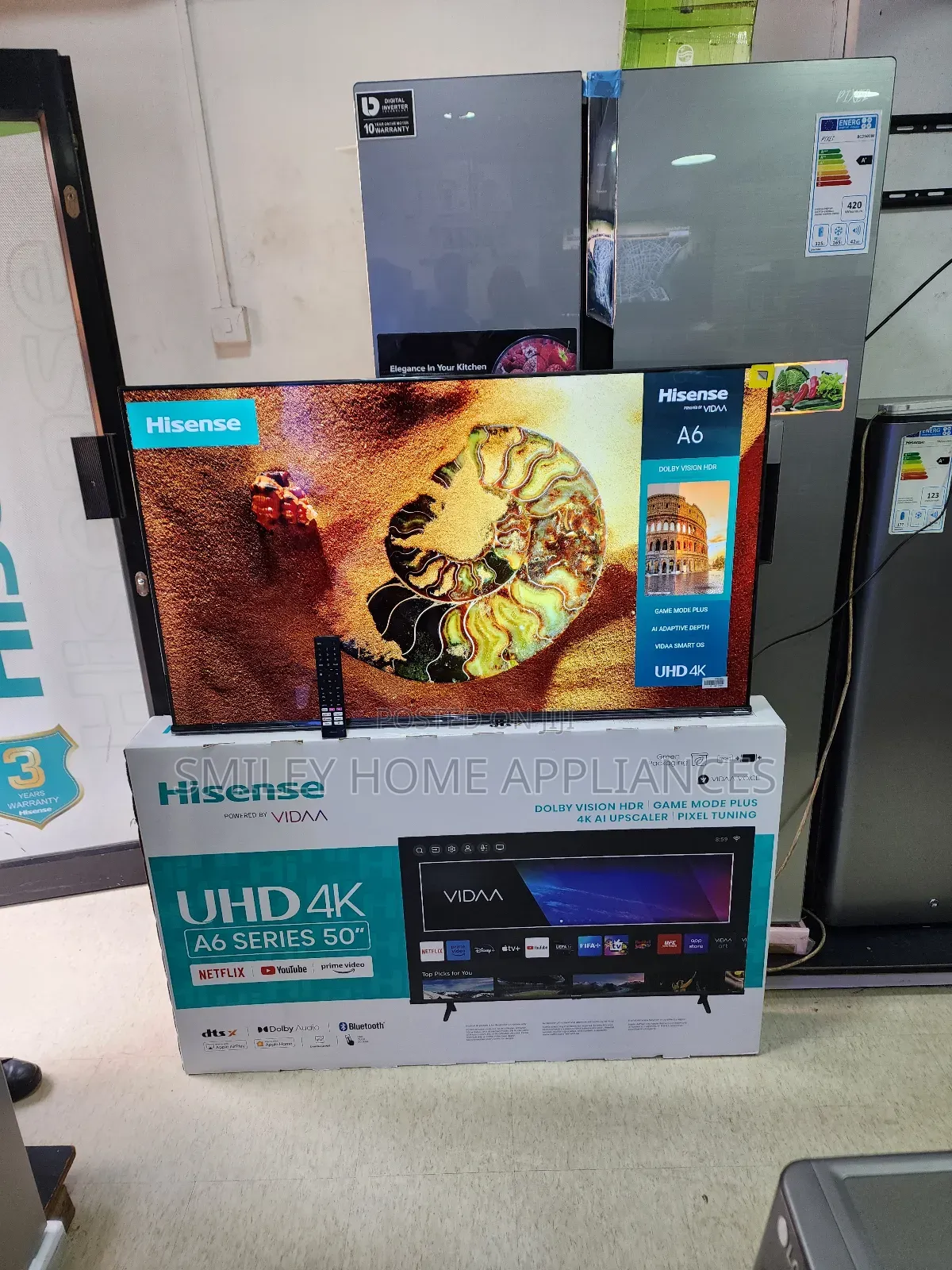 Hisense Vidaa A6 Series 50inches Smart Tv