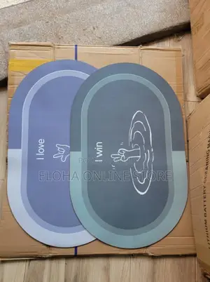 2 Pieces Super Absorbent Bath Floor Mat