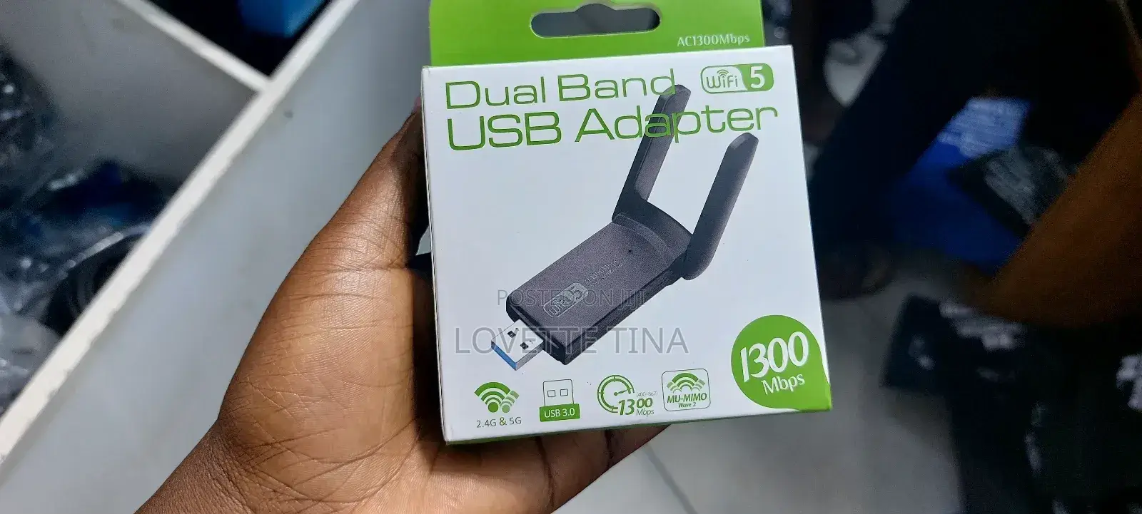 Wwifi Adapters 1300mbps Dual Band