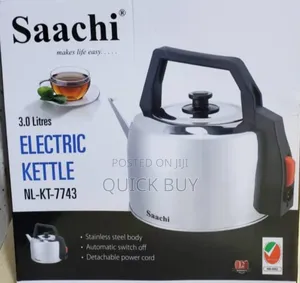 Original Heavy Duty Saachi 3.0L Stainless Electric Kettle