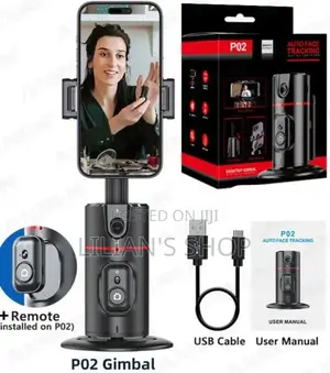 360 Degree Tripod Stand/ Auto Face Tracking Desktop Gimbal