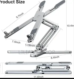 Heavy Duty Adjustable Laptop Stand With 360 Degree Rotation