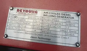 Diesel Welding Generator 6.5kva