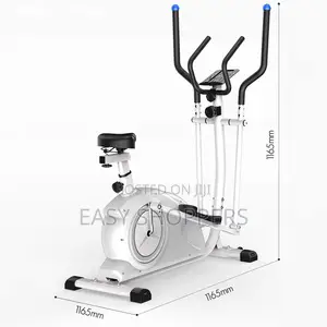 Ecliptical Machine With Seat, Cardio Fitness Workout Machine