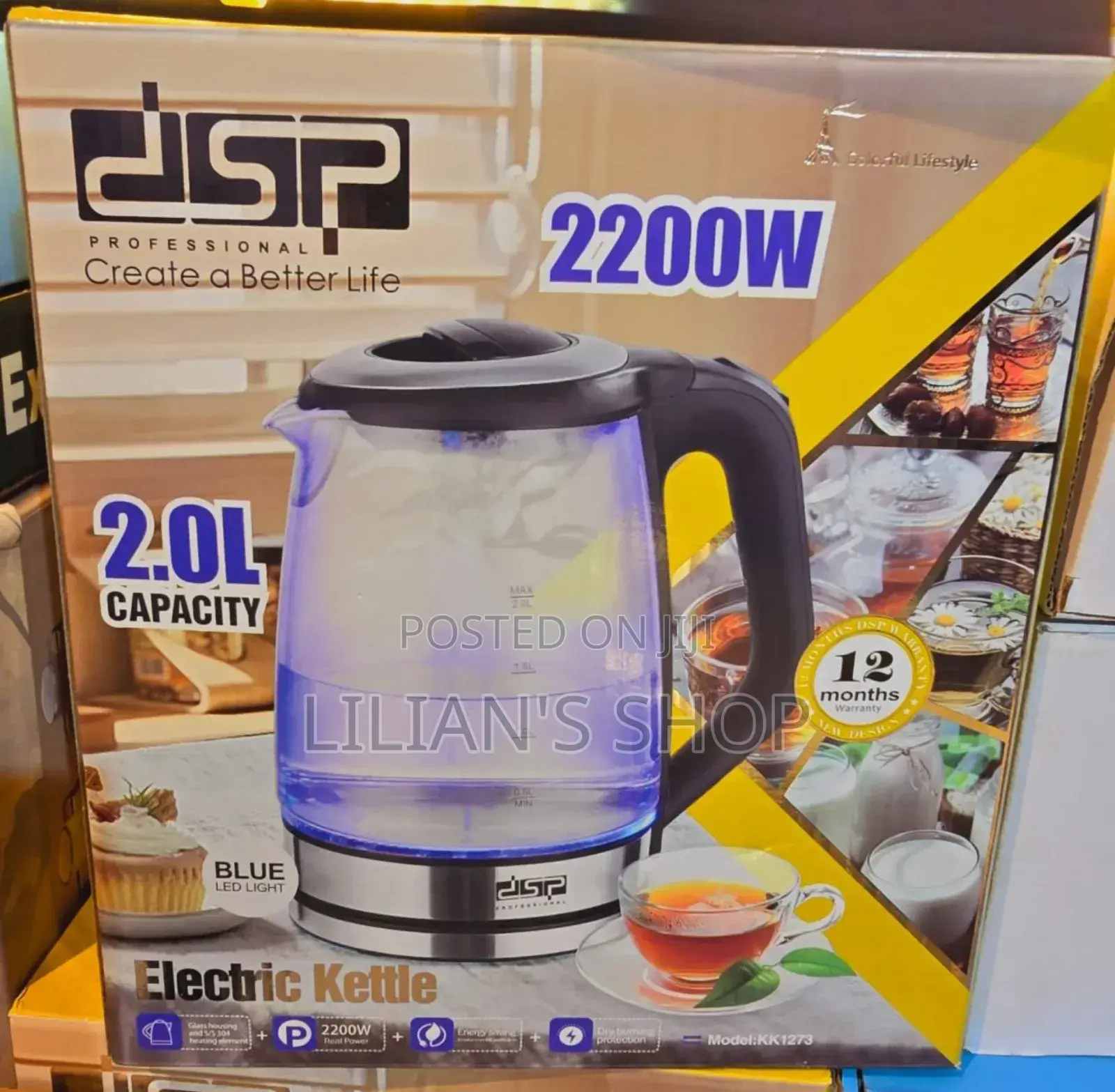 2.0L DSP 2200W Water Kettle