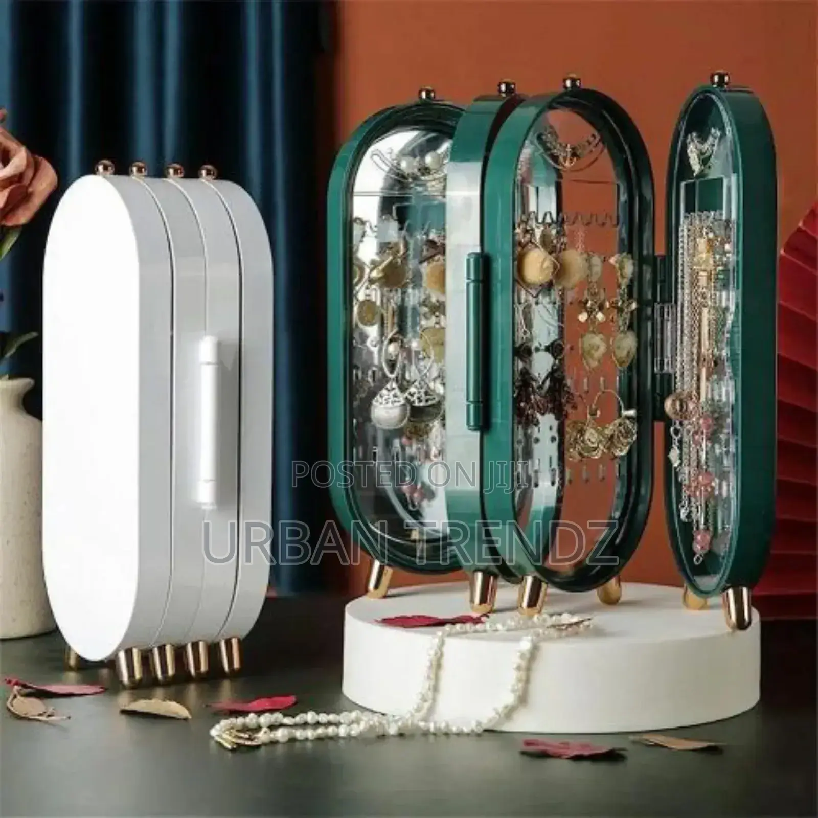 Earring Holder Stand Jewelry Storage Box