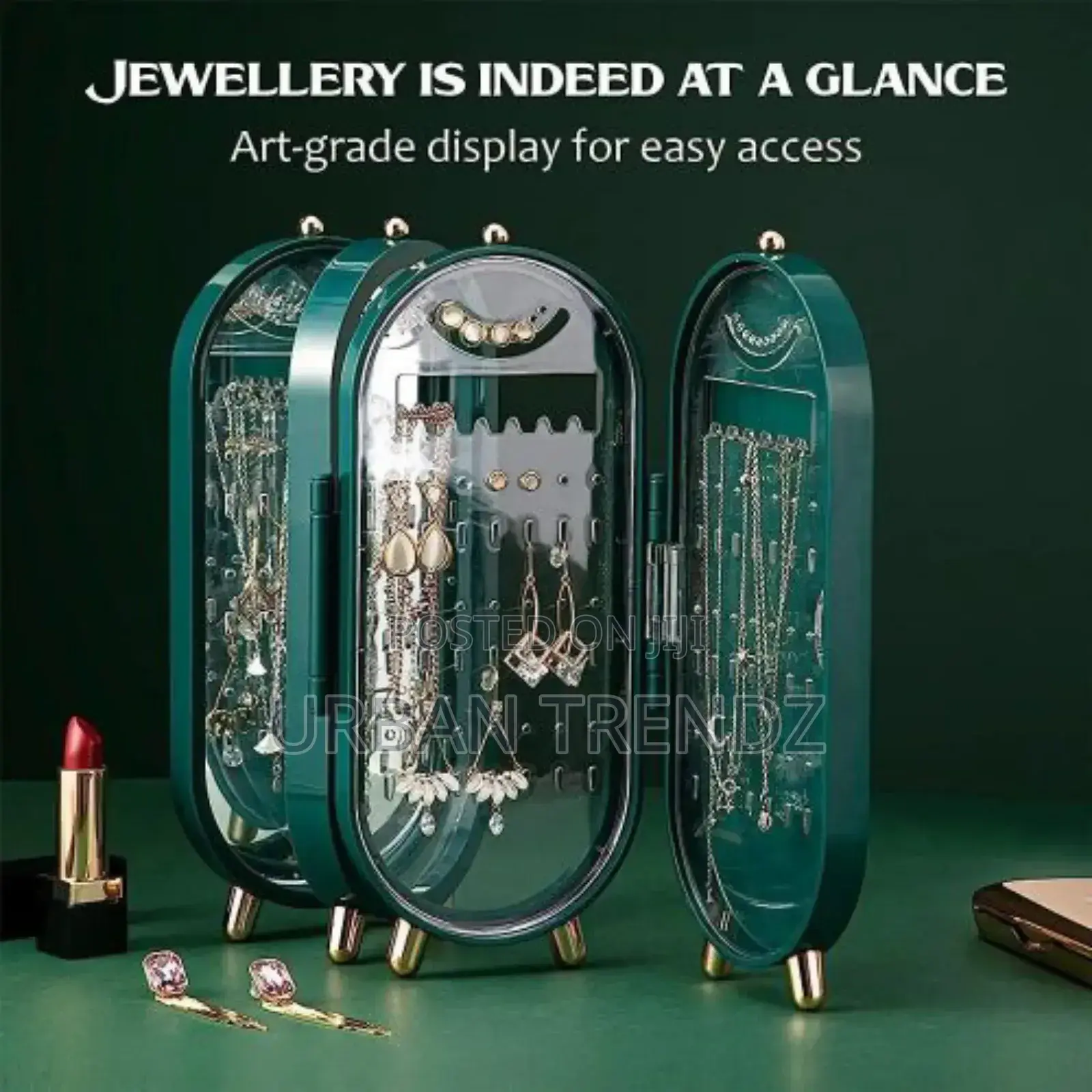 Earring Holder Stand Jewelry Storage Box