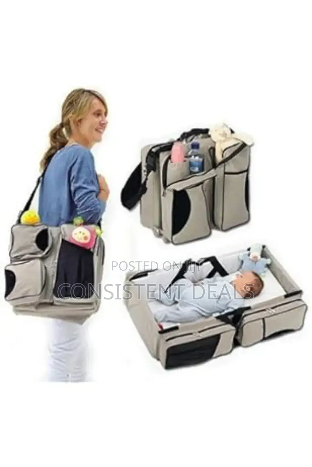 Baby Diaper Bag and Bed