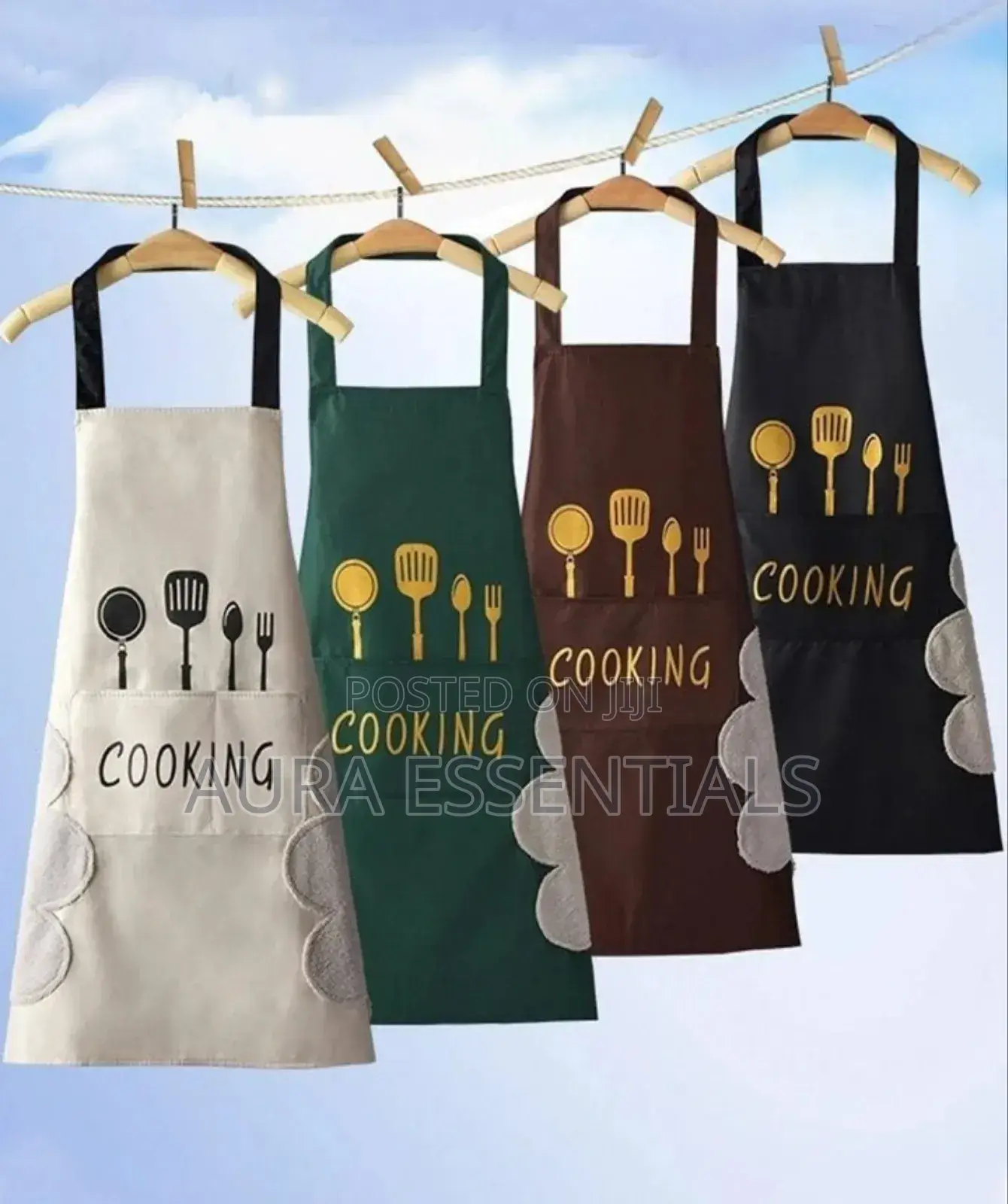1pc PVC Apron Modern Kitchen Apron