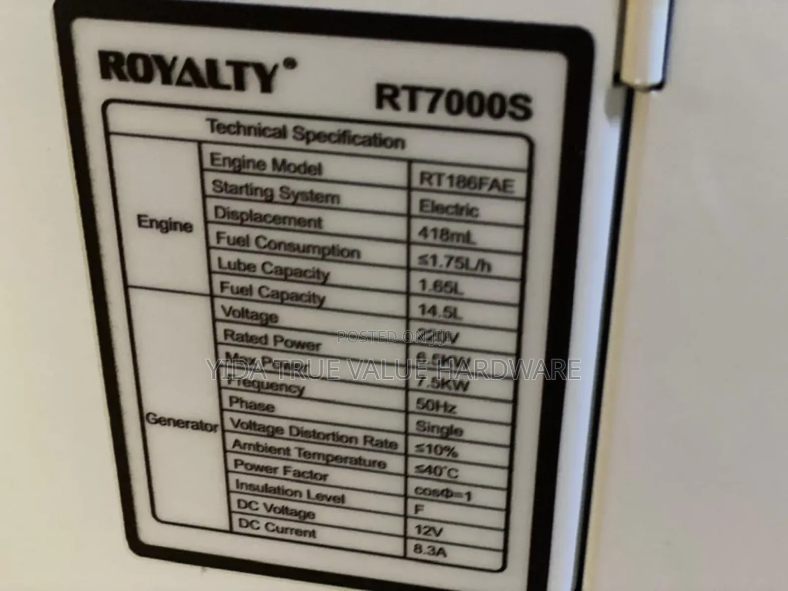 Generator Super Silent 7kw