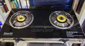 Saachi Double Burner Glass Gas Stove