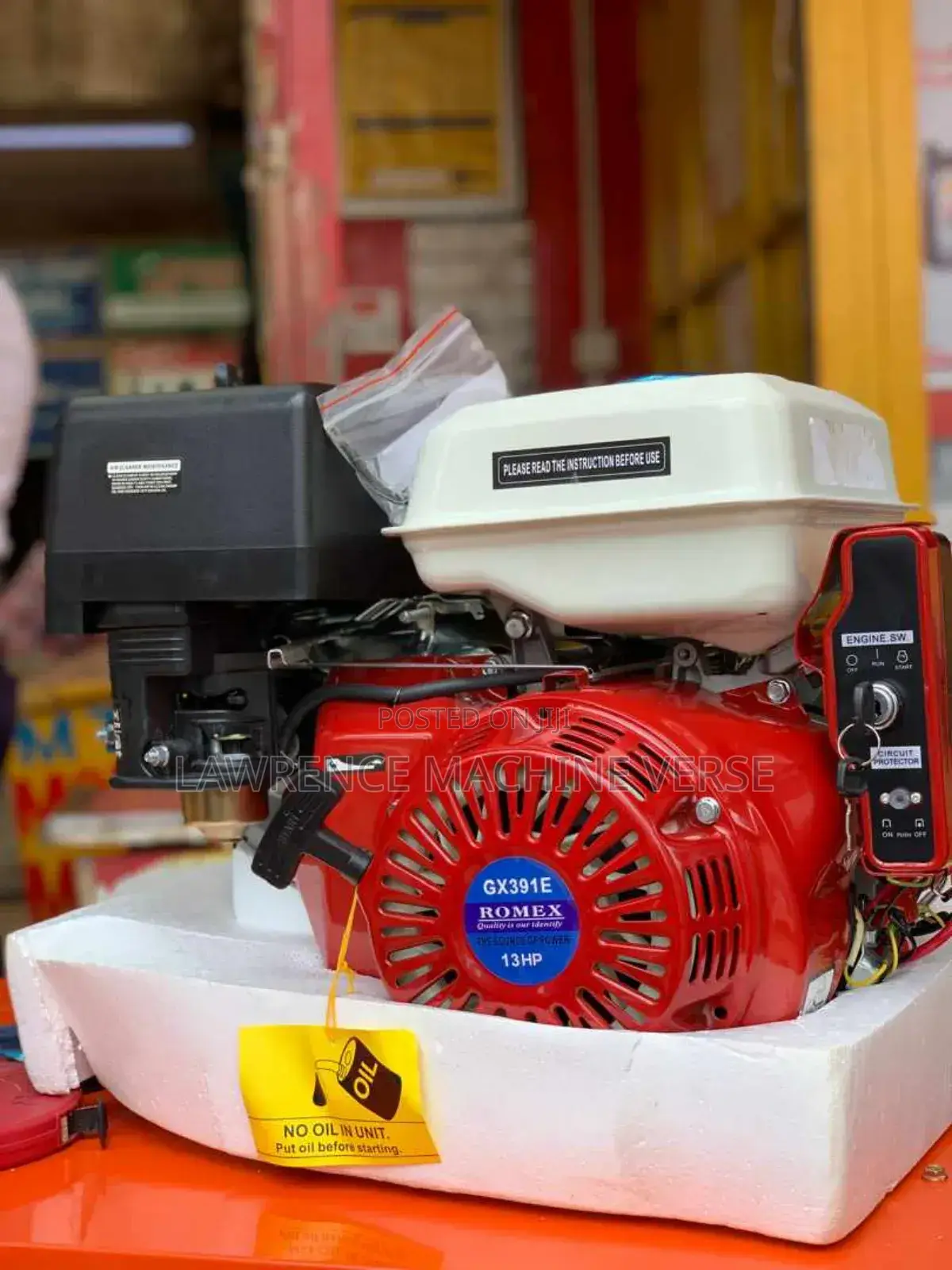 Key Start Gasoline Engine